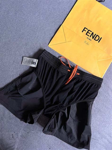 fendi water reactive swim trunks|Fendi bathing suit men's.